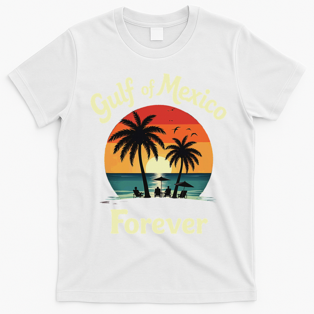 Resist Trump Gulf Of Mexico Forever T-Shirt - White