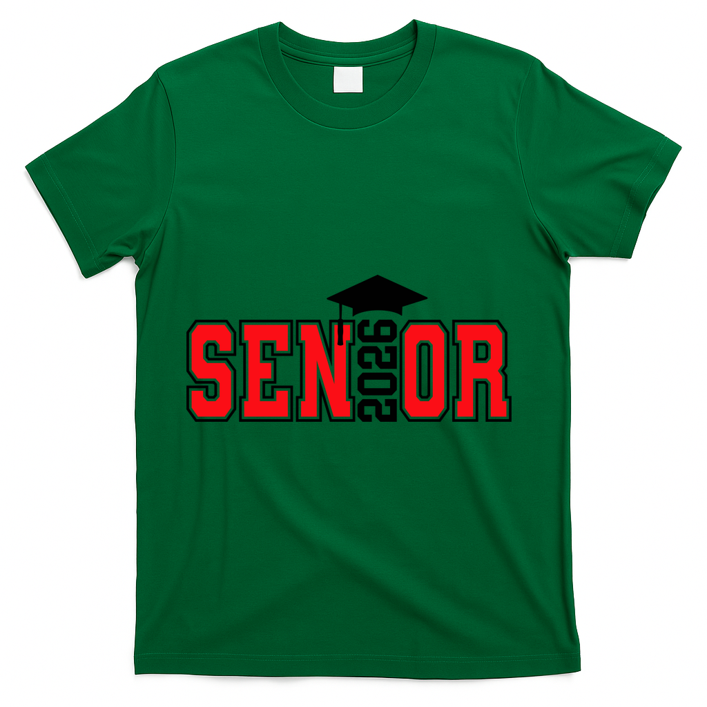 Senior 2026 T-Shirt - Green
