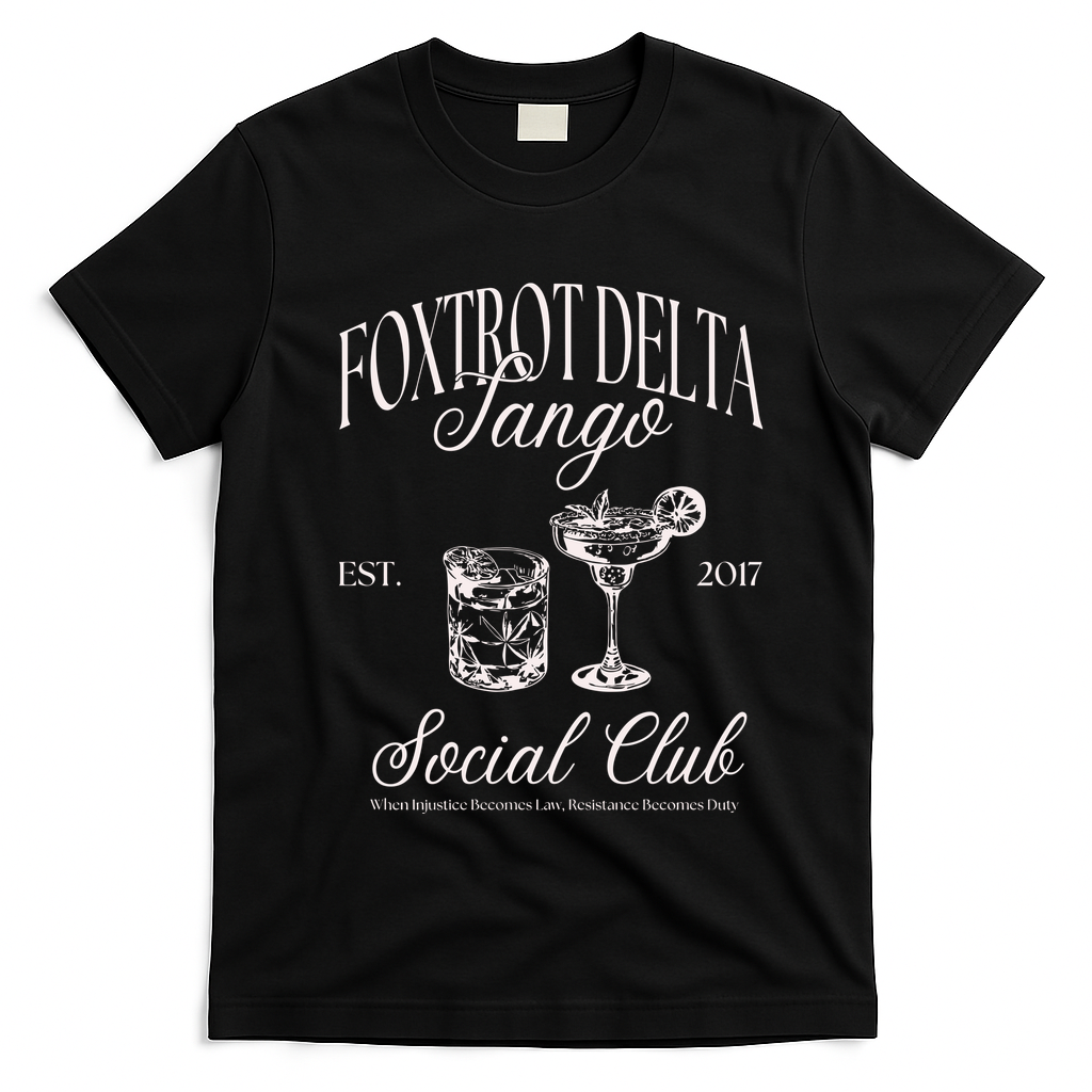 Subtle Anti Trump T-Shirt - Black