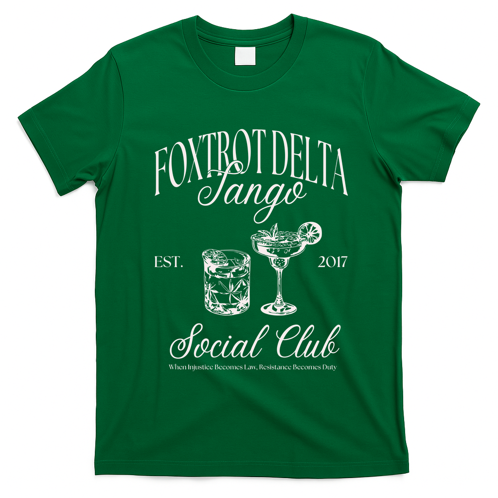 Subtle Anti Trump T-Shirt - Irish Green