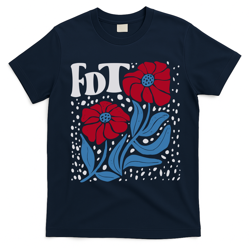 Subtle Anti Trump Fdt Anti Maga T-Shirt - Navy Blue