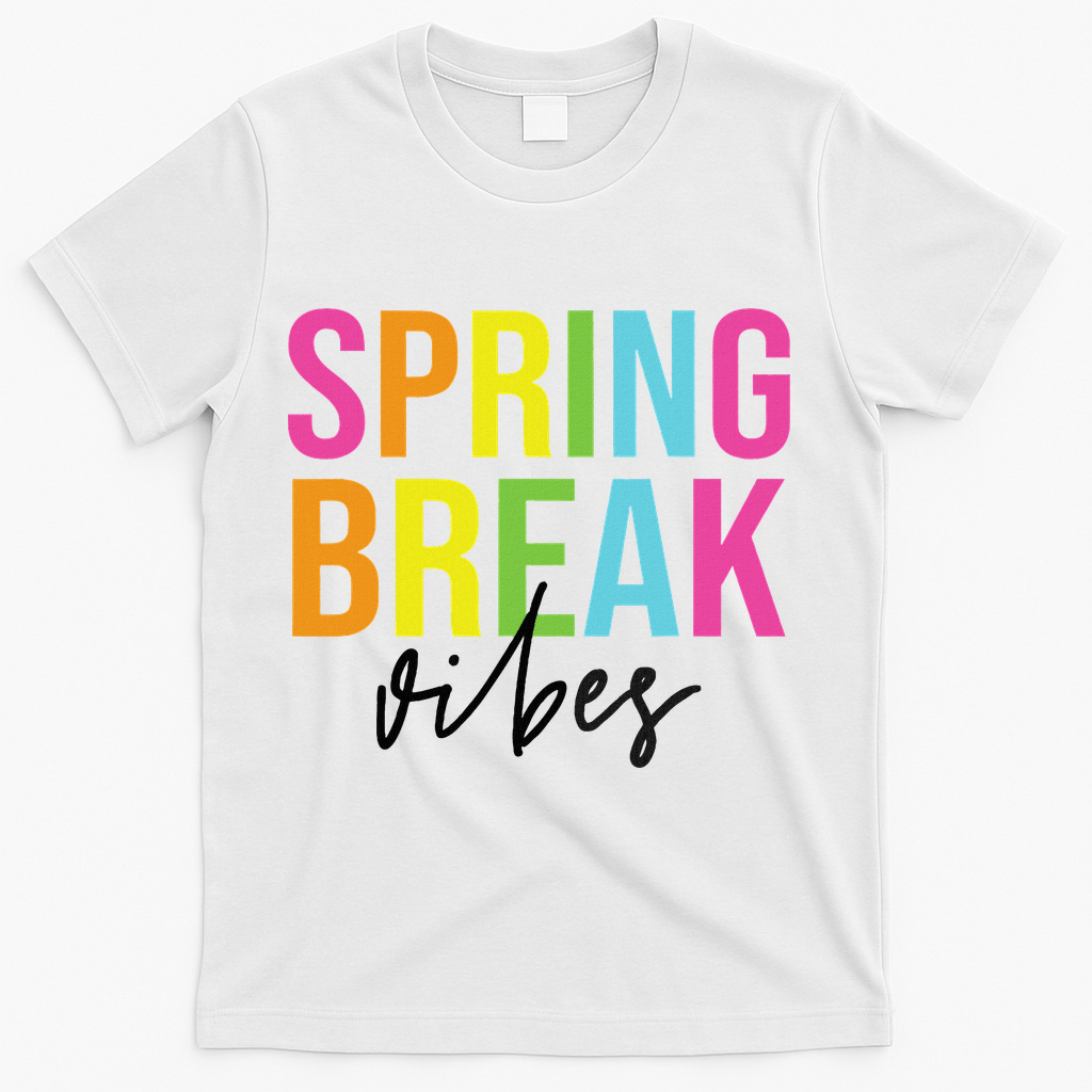Spring Break Vibes T-Shirt - White