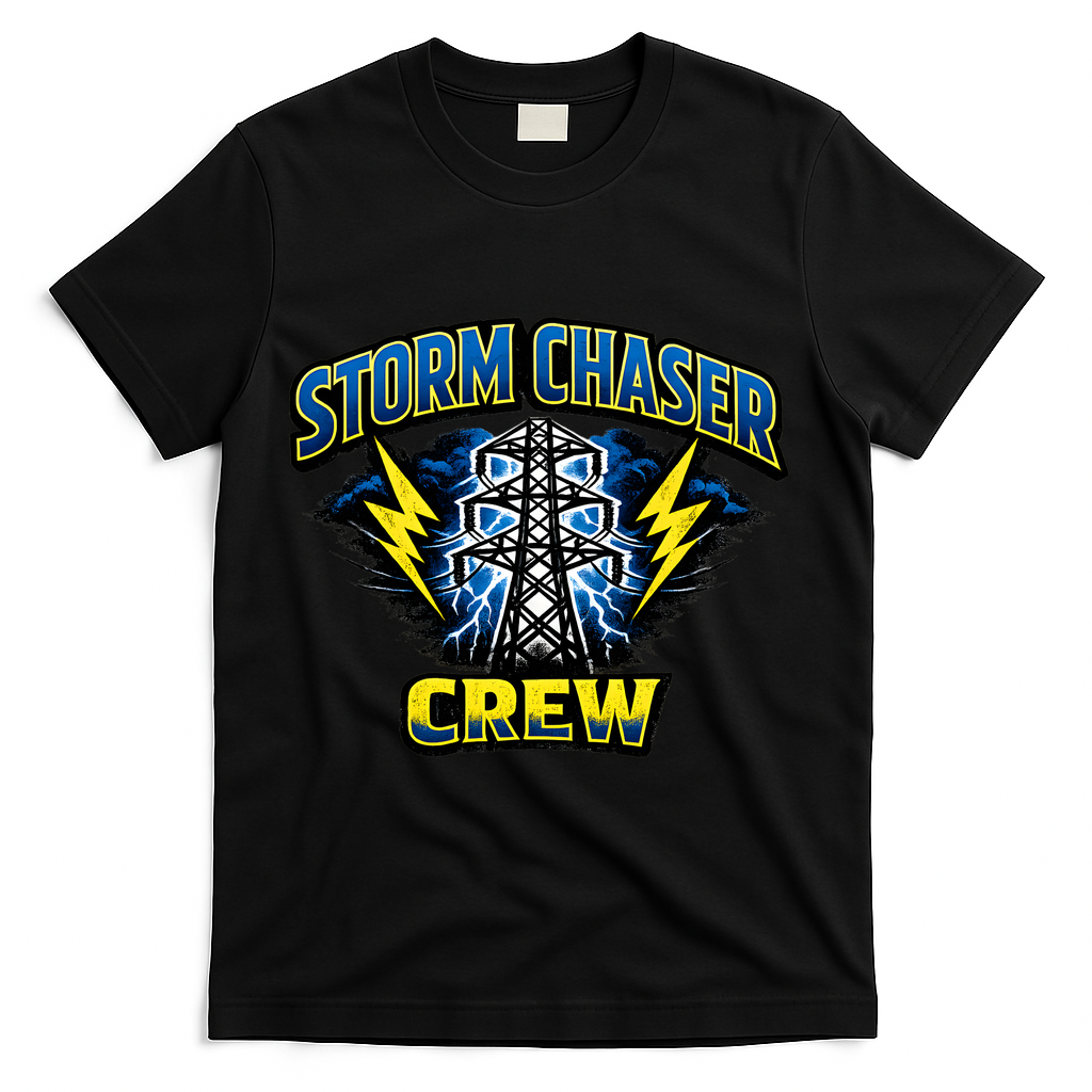 Storm Chaser Crew T-Shirt - Black