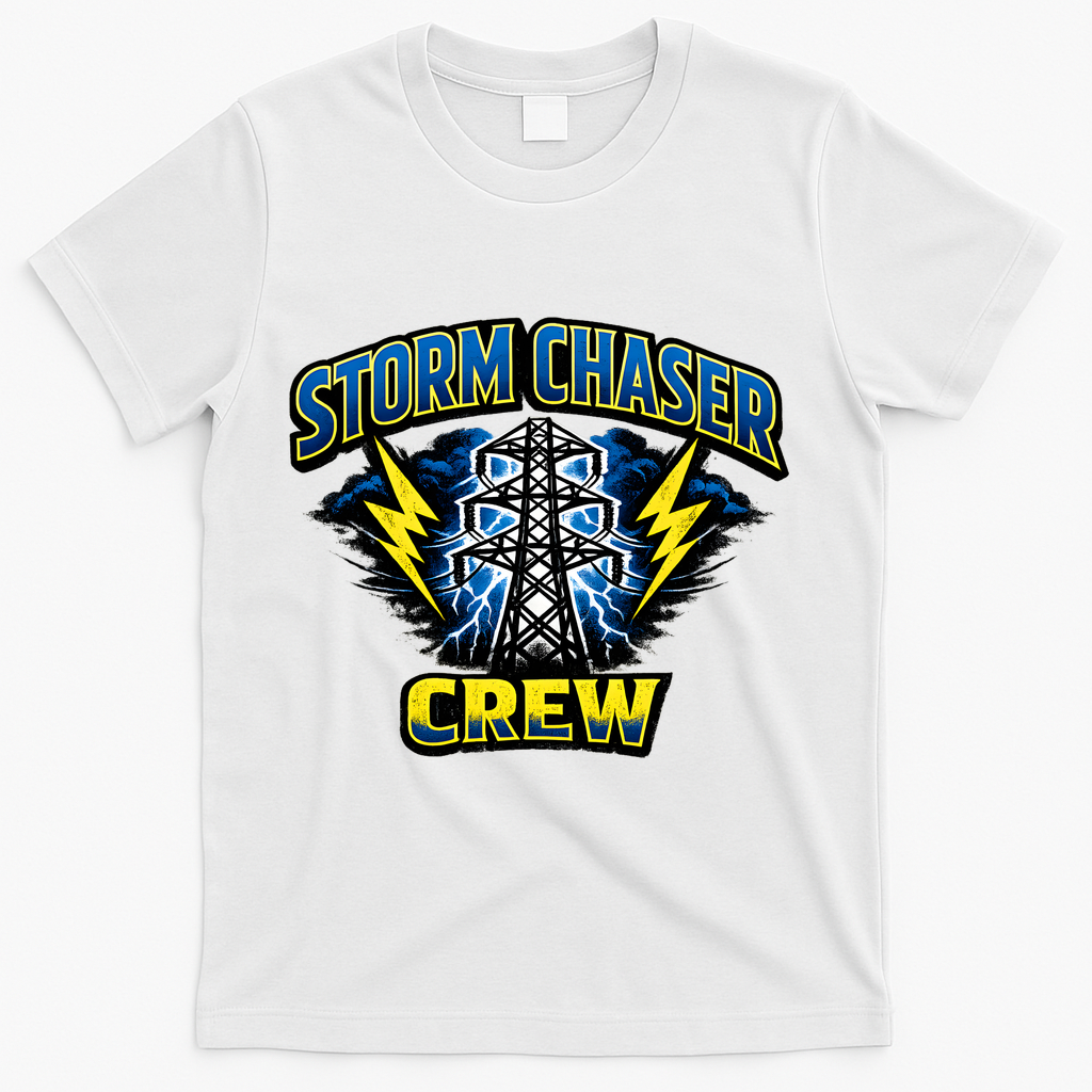 Storm Chaser Crew T-Shirt - White