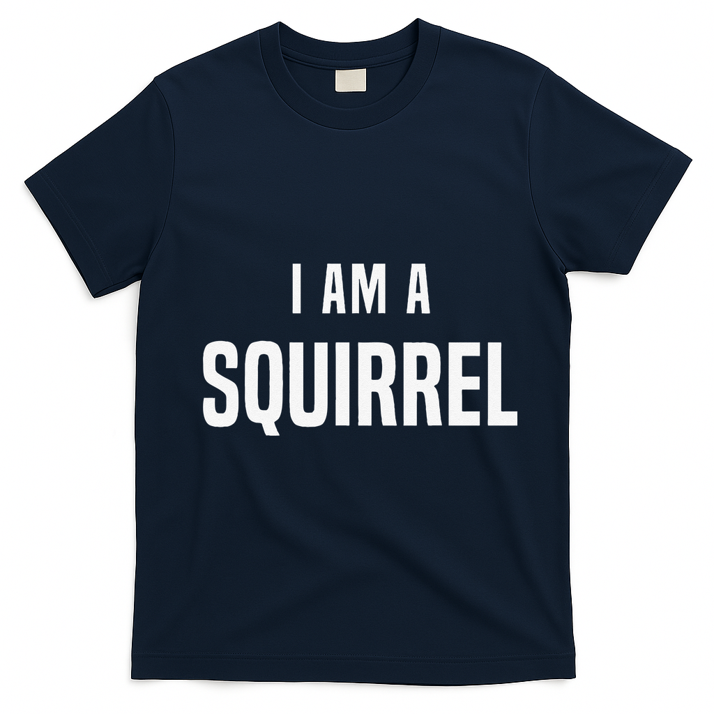 Squirrel Costume Easy Simple Halloween Costumes T-Shirt - Navy Blue