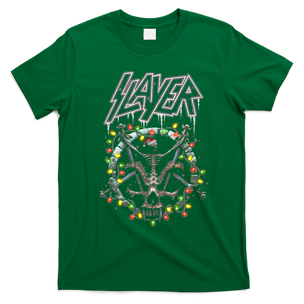 S.L.A.Y.E.R Divine Holiday T-Shirt - Irish Green