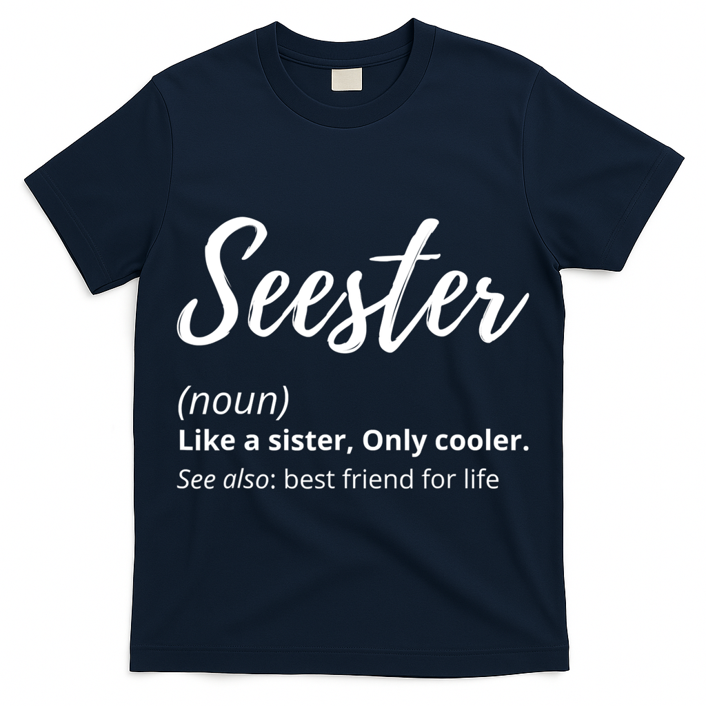 Seester Definition Seester Dictionary Best Sister Ever Gifts T-Shirt