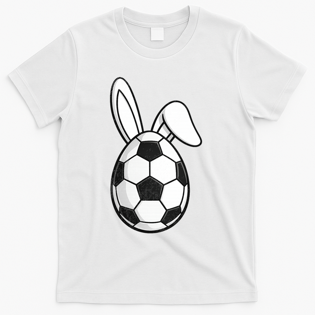 Soccer Easter Egg T-Shirt - White