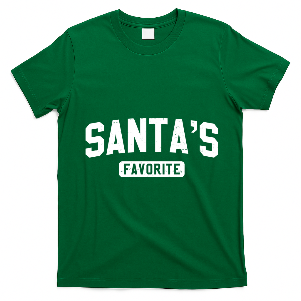 Santas Favorite T-Shirt - Irish Green