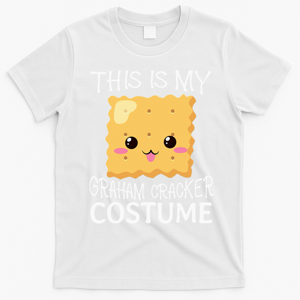 Smores Graham Cracker Camping Halloween Group Costume T-Shirt - White