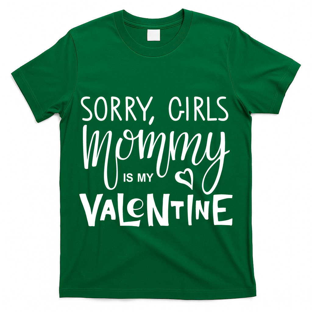Sorry Girls Mommy Is My Valentine T-Shirt