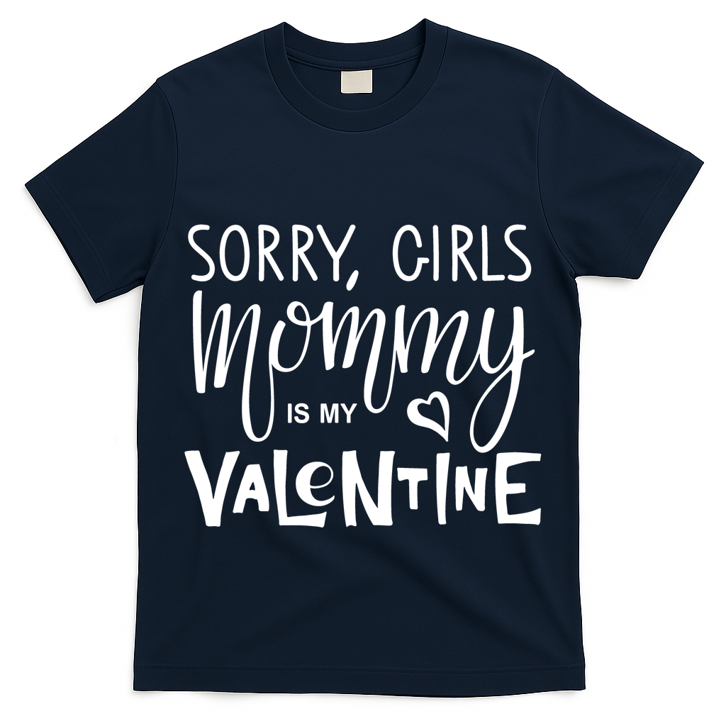 Sorry Girls Mommy Is My Valentine T-Shirt