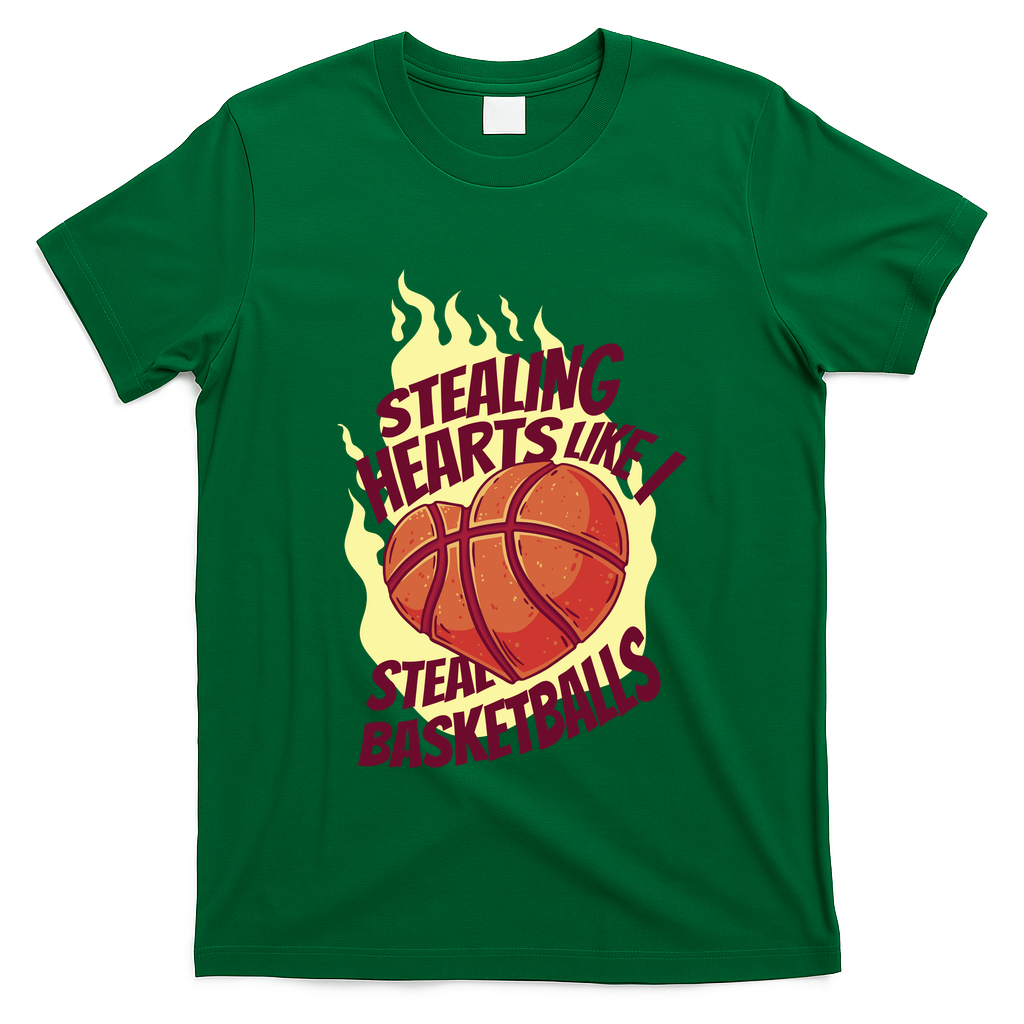 Stealing Hearts Like I Steal Basketballs T-Shirt