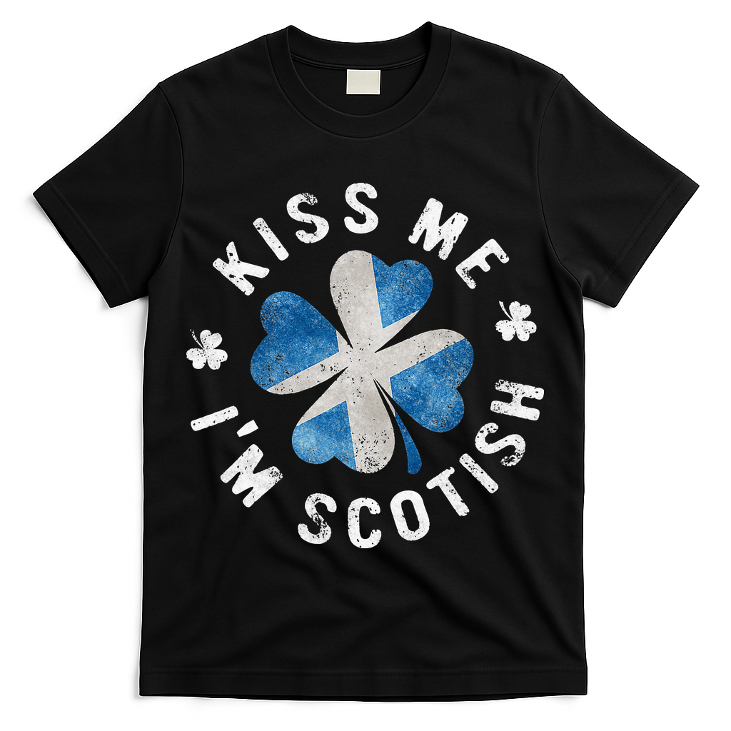 Scotland Kissing Me I'm Scottish Tee St Patrick's Day T-Shirt