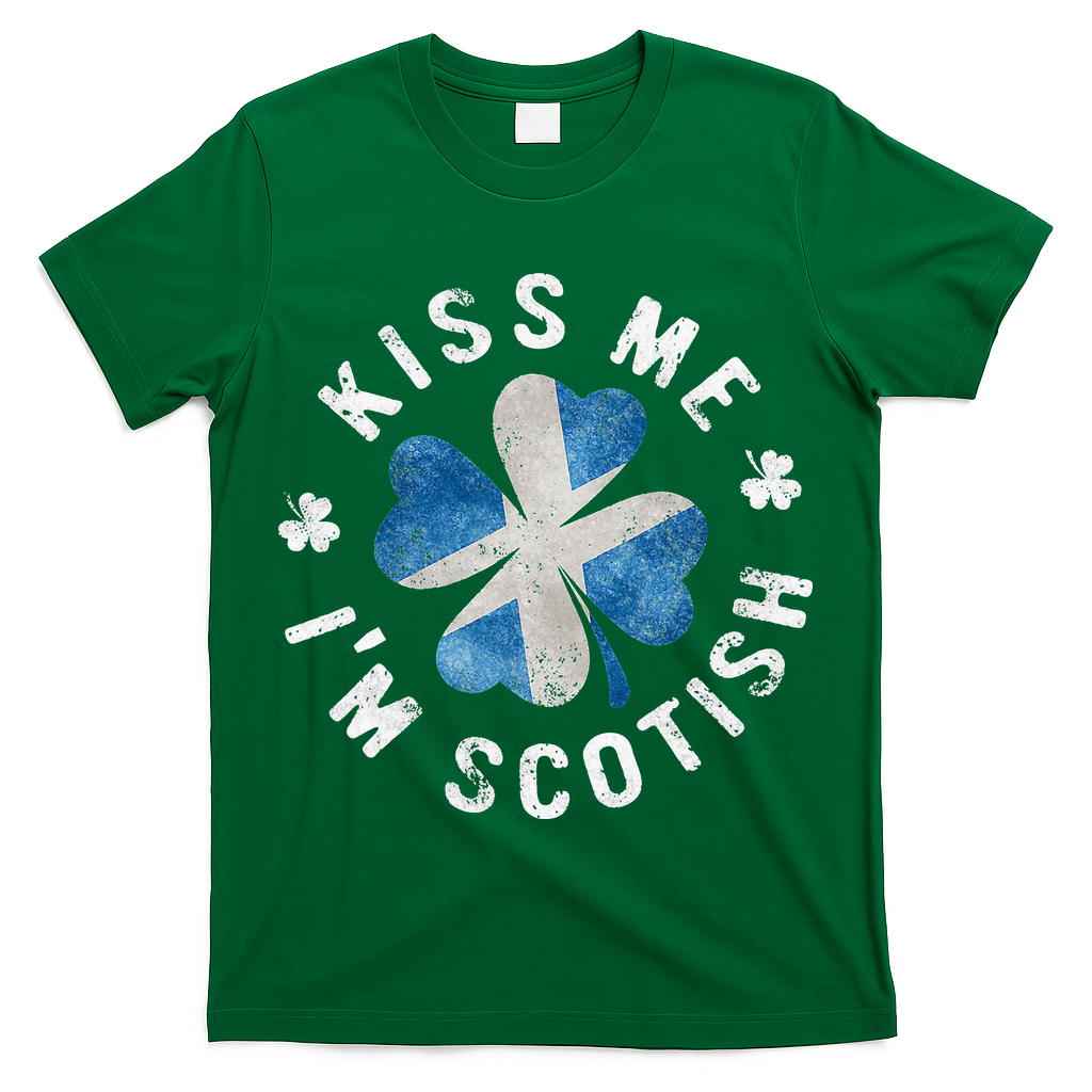 Scotland Kissing Me I'm Scottish Tee St Patrick's Day T-Shirt