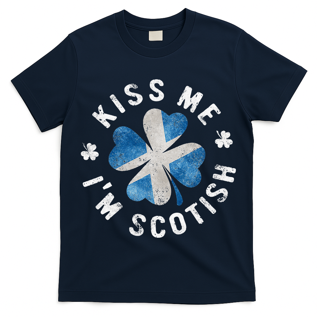 Scotland Kissing Me I'm Scottish Tee St Patrick's Day T-Shirt