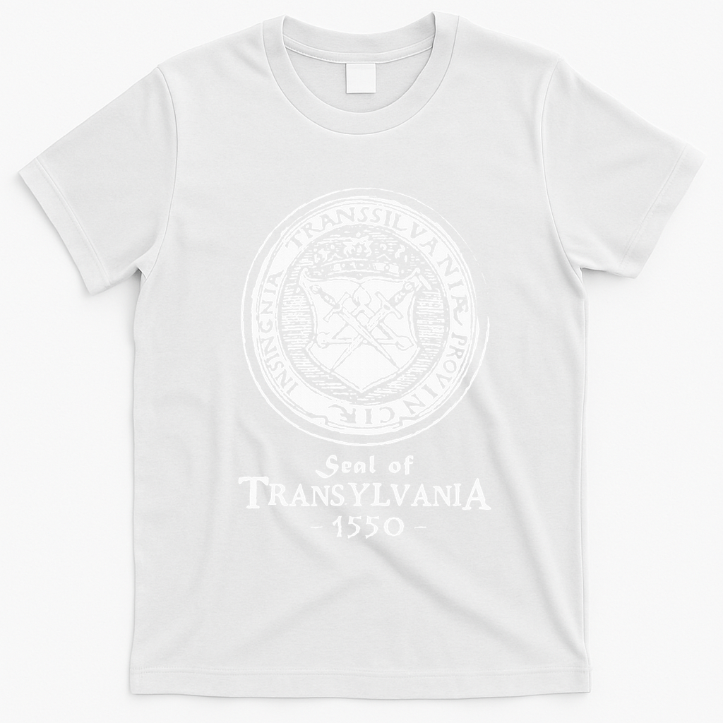 Seal Of Transylvania Vlad Impaler Wallachia T-Shirt - White