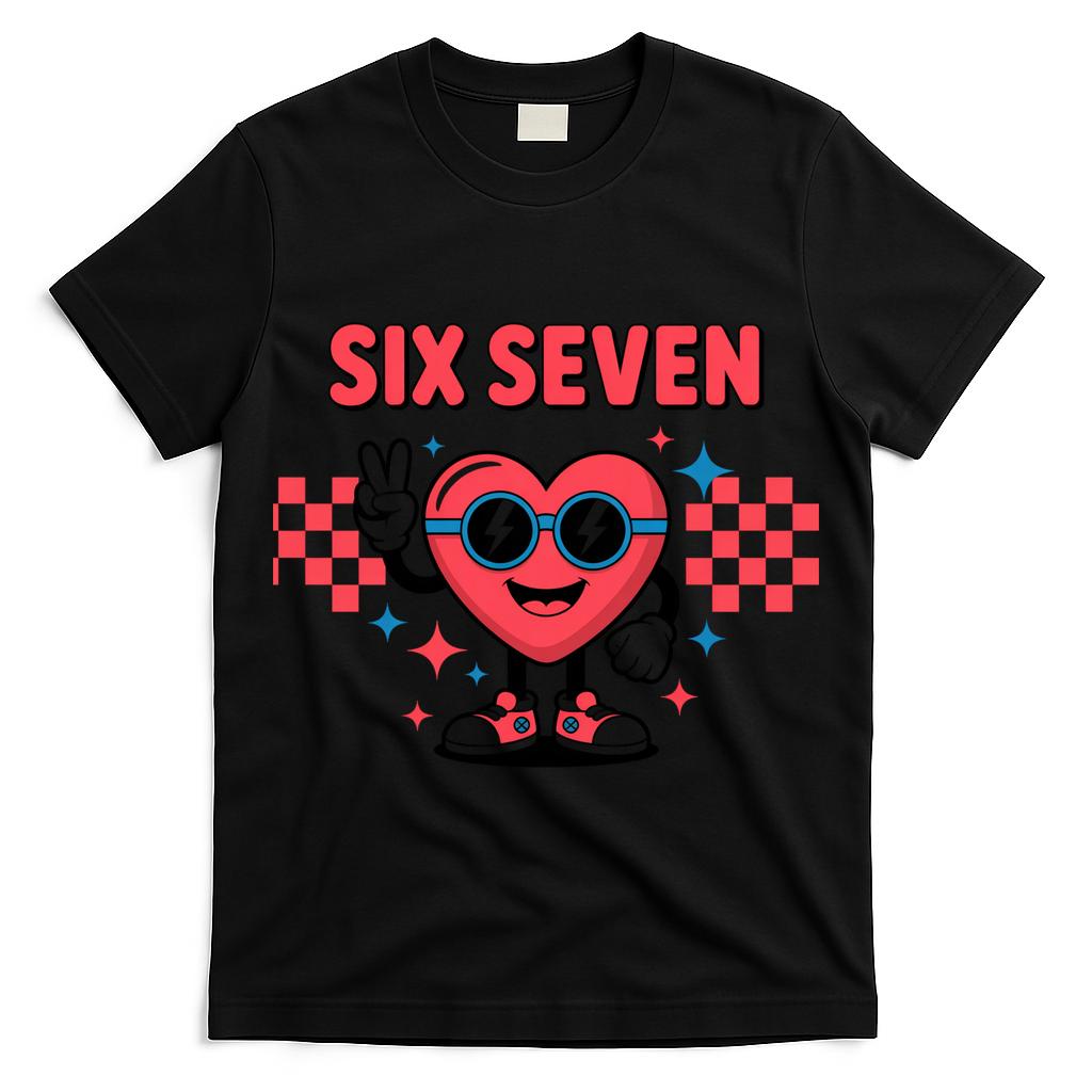 Six Seven 6-7 Valentines Day T-Shirt
