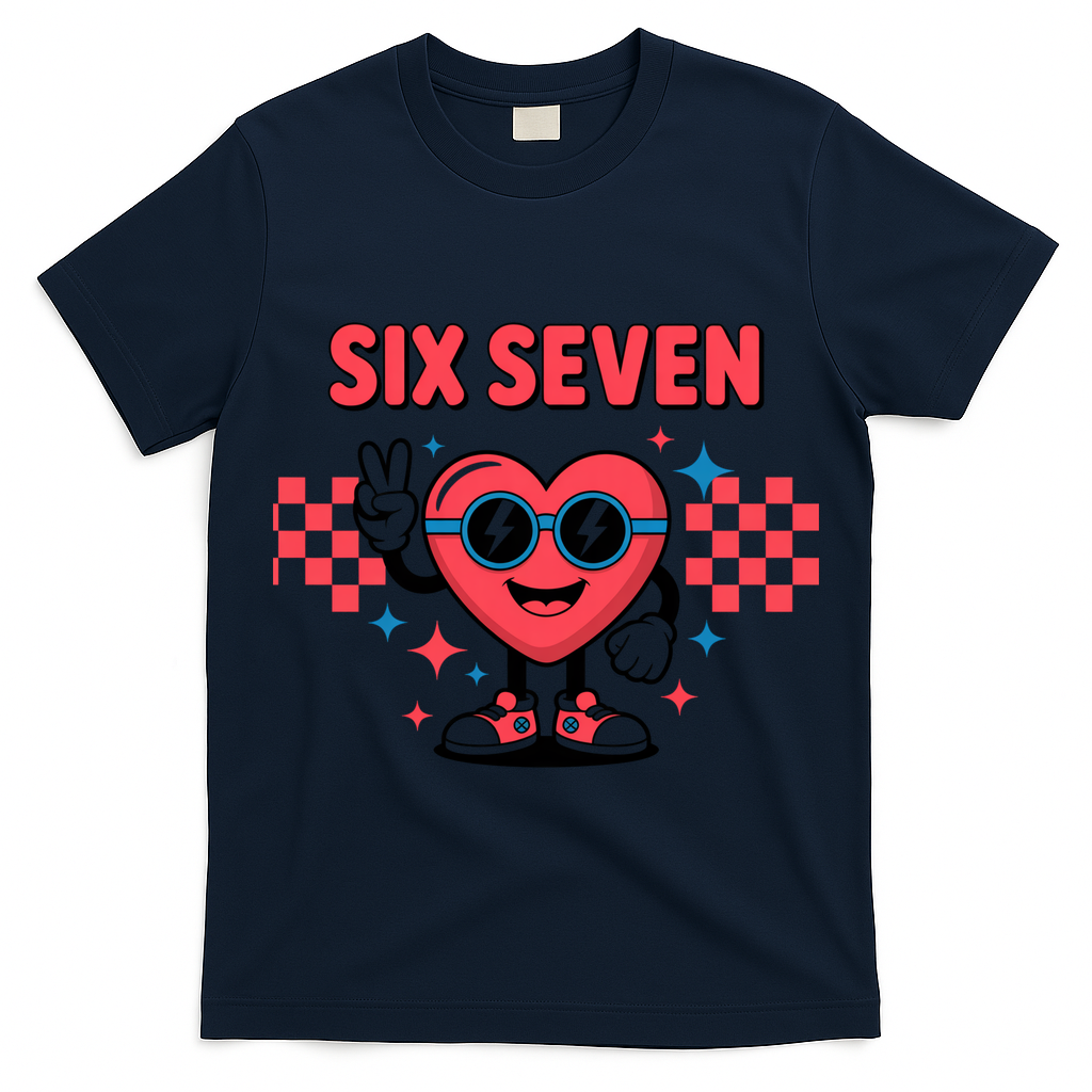 Six Seven 6-7 Valentines Day T-Shirt