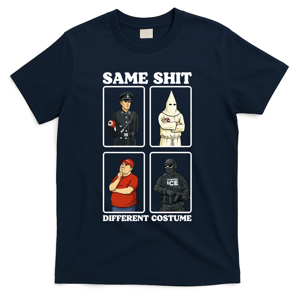 Same Shit Different Costume Funny Political Politics T-Shirt - Navy