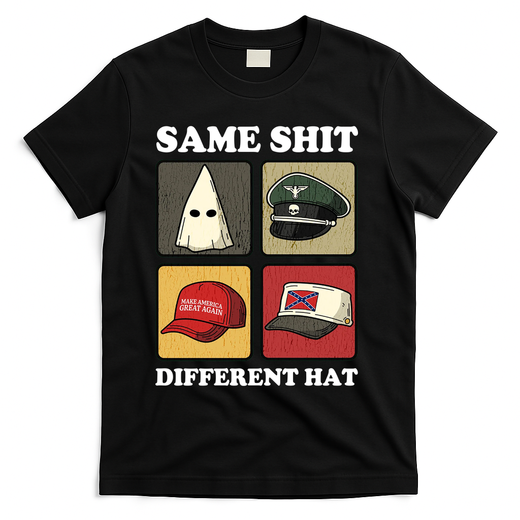 Same Shit Different Hat T-Shirt - Black