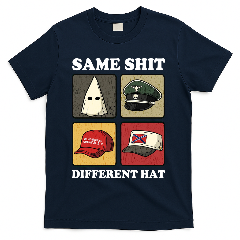Same Shit Different Hat T-Shirt - Navy