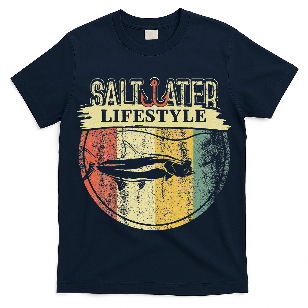 Saltwater Tarpon Fishing Sport Game Fish Lover Fisherman T-Shirt