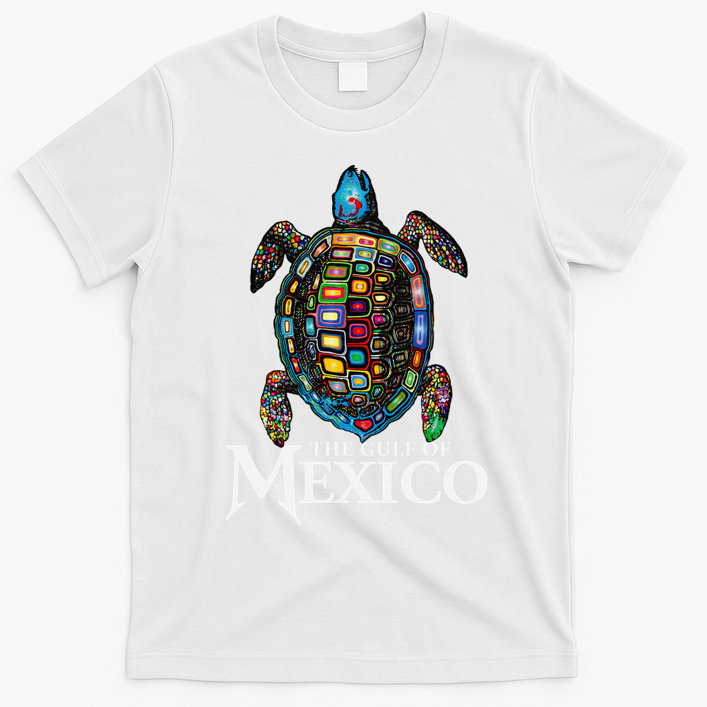 Sea Turtle Gulf Of Mexico Never Forget Trump T-Shirt - White
