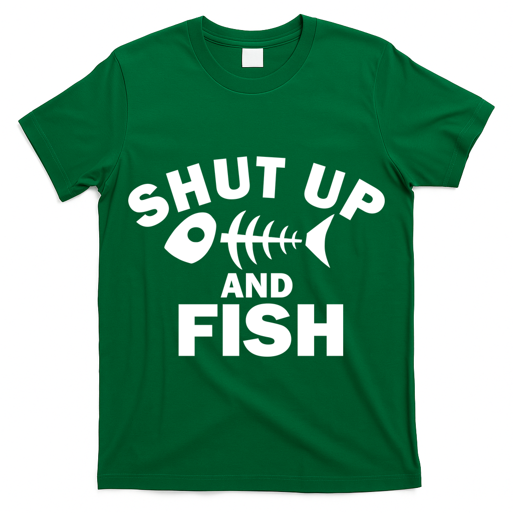 Shut Up And Fish Fishing T-Shirt