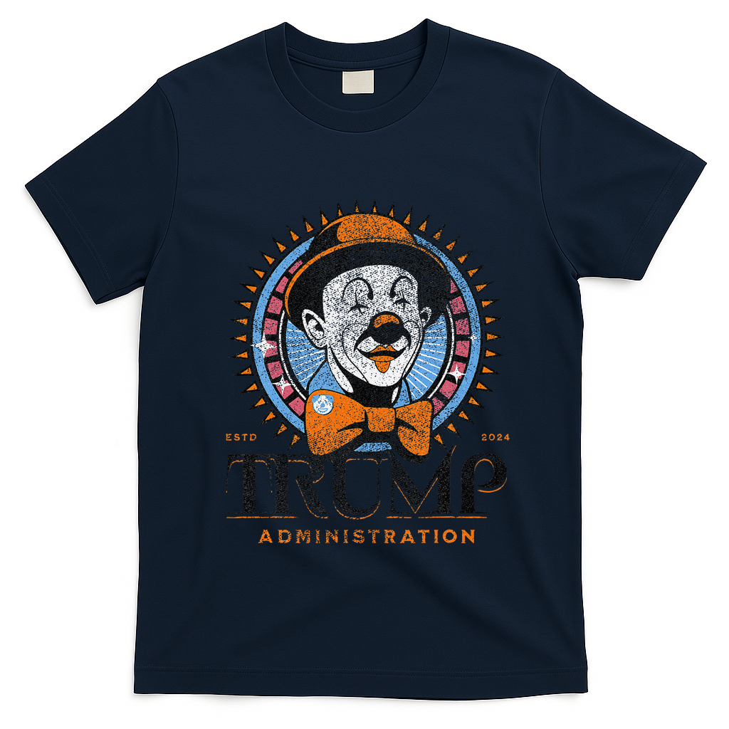 Smart Voter Funny Clown Car Anti Trump Administration T-Shirt - Navy Blue