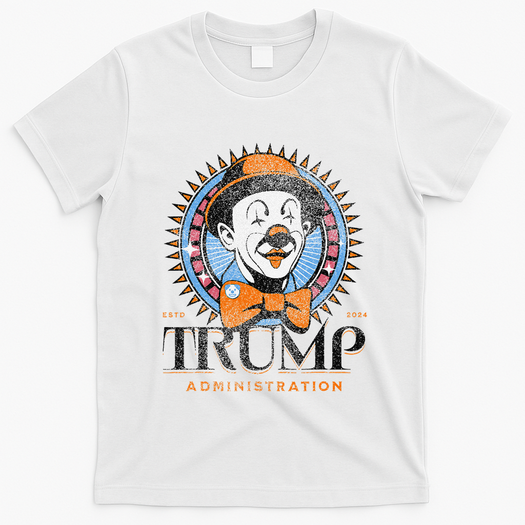 Smart Voter Funny Clown Car Anti Trump Administration T-Shirt - White
