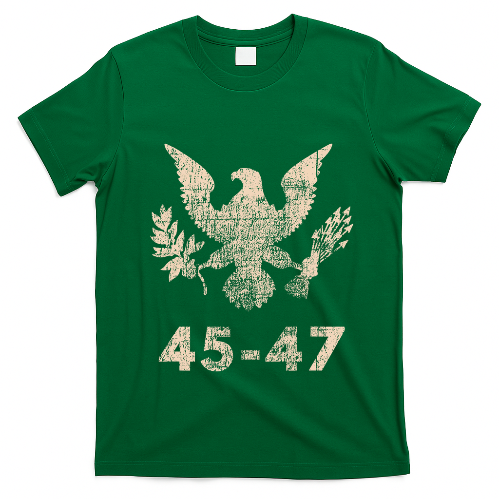 Trump 45 47 Vintage Grunge Retro 4th Of July 1776 2026 250 T-Shirt - Irish Green