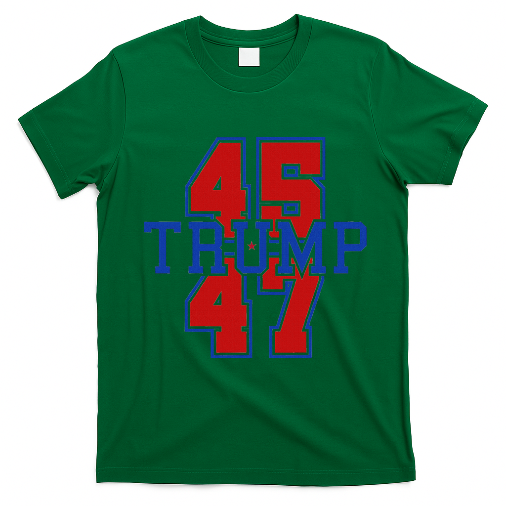 Trump 45 47 T-Shirt - Irish Green
