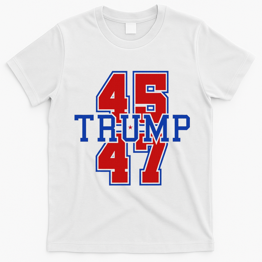 Trump 45 47 T-Shirt - White