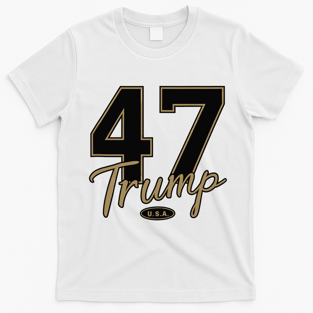 Trump 47 Trump 2024 Republican Conservative / 47 Trump 2024 T-Shirt - White