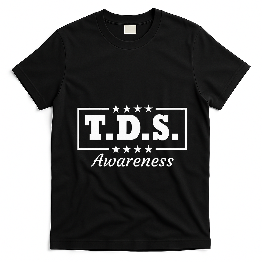 Tds Awareness Trump Wins 2024 45 & 47 T-Shirt - Black