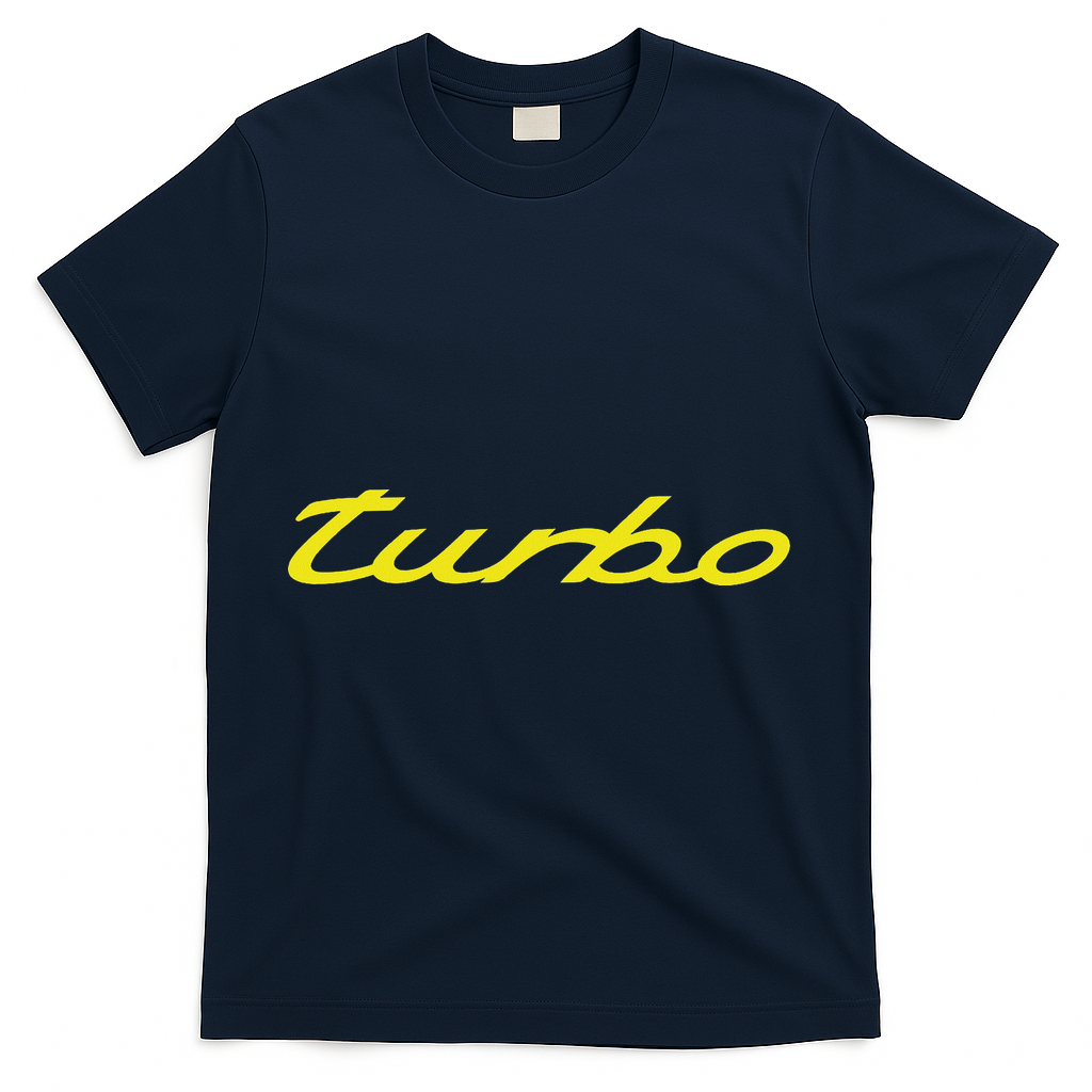 Turbo Cool Car T-Shirt - Navy