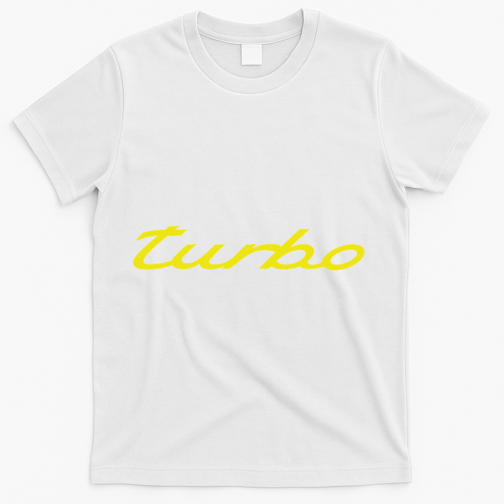 Turbo Cool Car T-Shirt - White