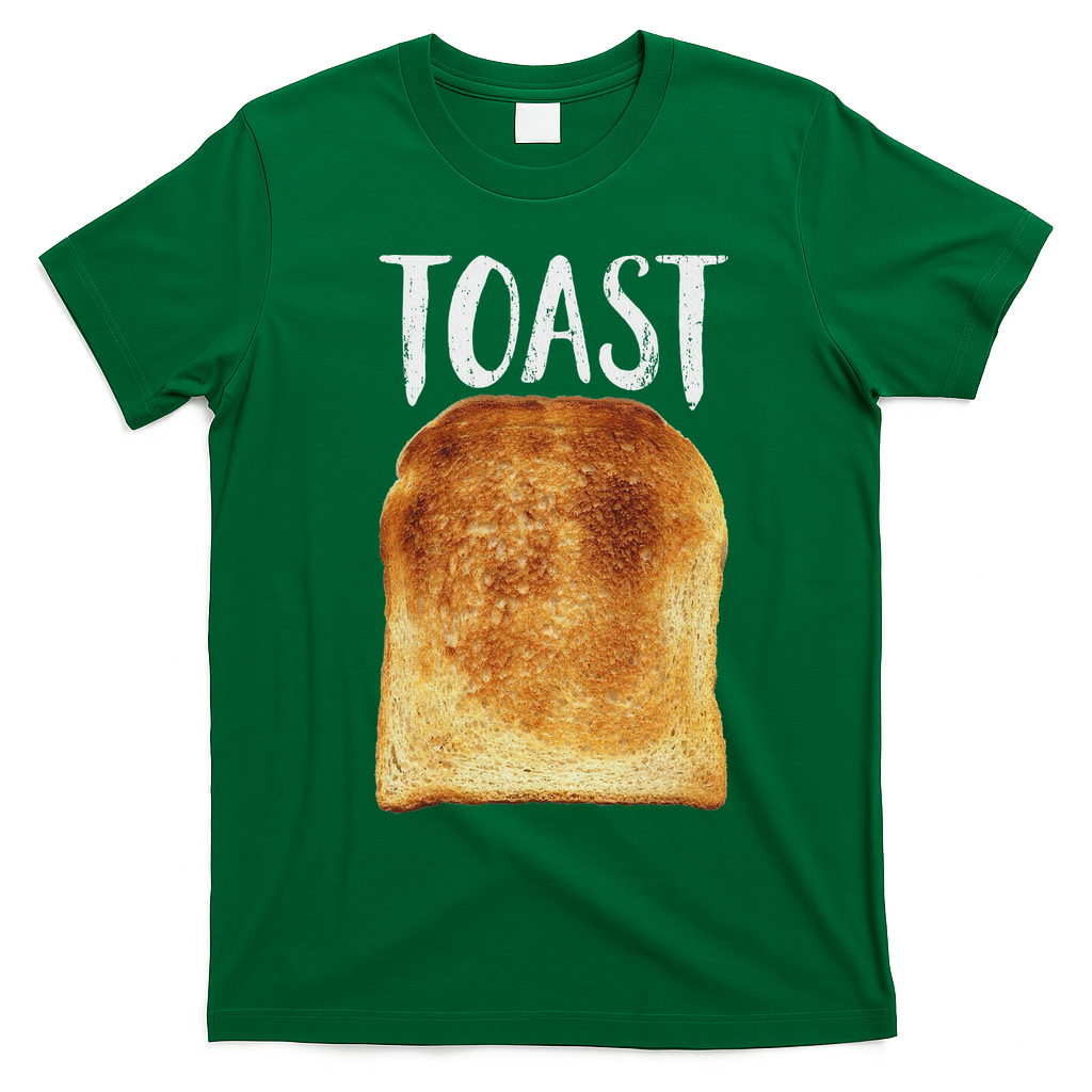 Toast Costume Halloween Funny Bread Lover Christmas Gift T-Shirt - Irish Green