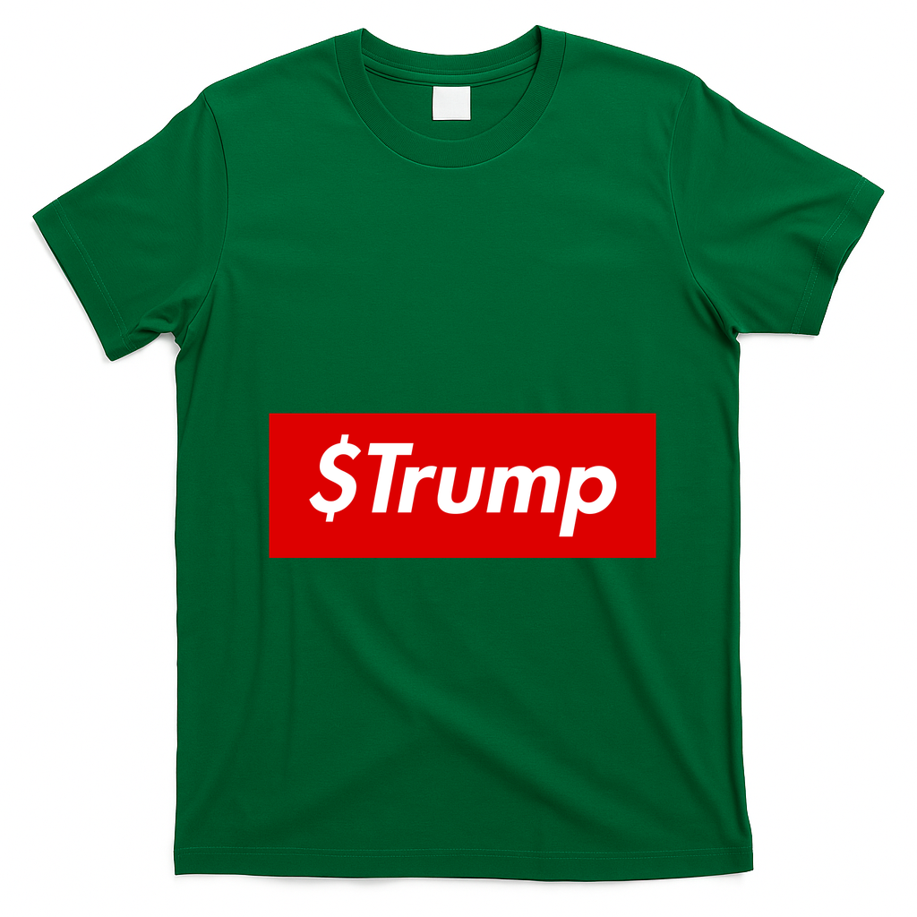 $Trump Coin Meme Cryptocurrency Crypto Donald Trump T-Shirt - Irish Green