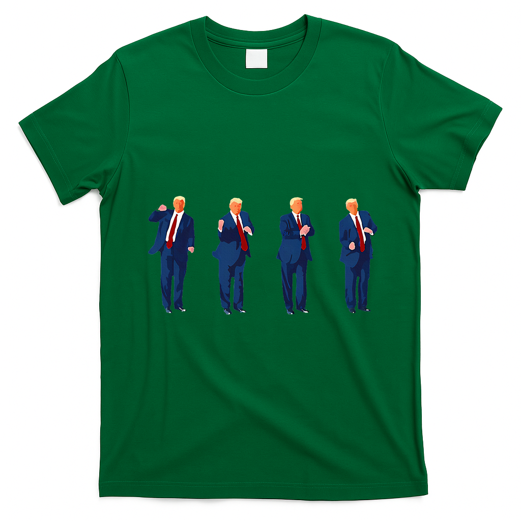 Trump Dance Pro Trump 2024 Trump President Maga T-Shirt - Irish Green