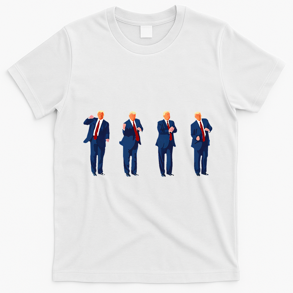 Trump Dance Pro Trump 2024 Trump President Maga T-Shirt - White