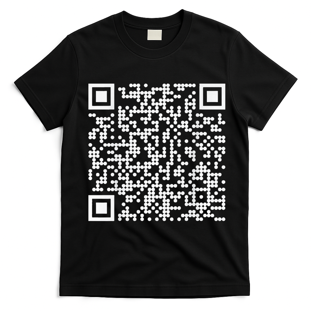 Trump Dance Qr Funny President Trump Dancing Code T-Shirt - Black