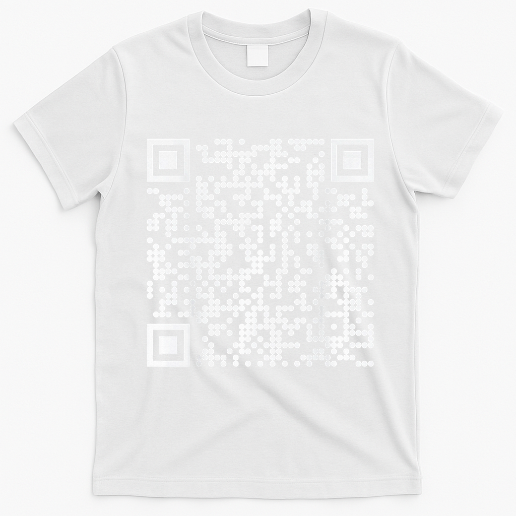 Trump Dance Qr Funny President Trump Dancing Code T-Shirt - White
