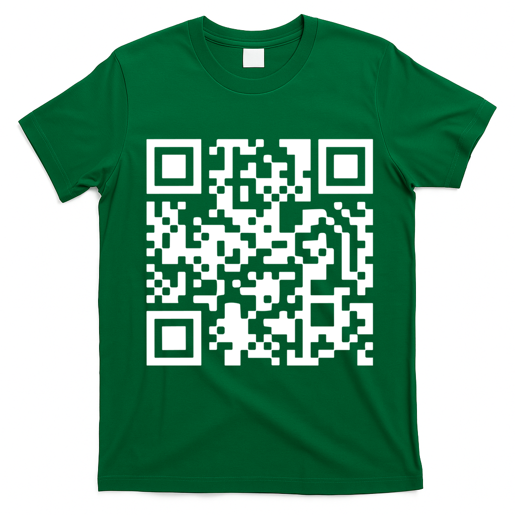 Trump Dancing Qr Code T-Shirt - Irish Green