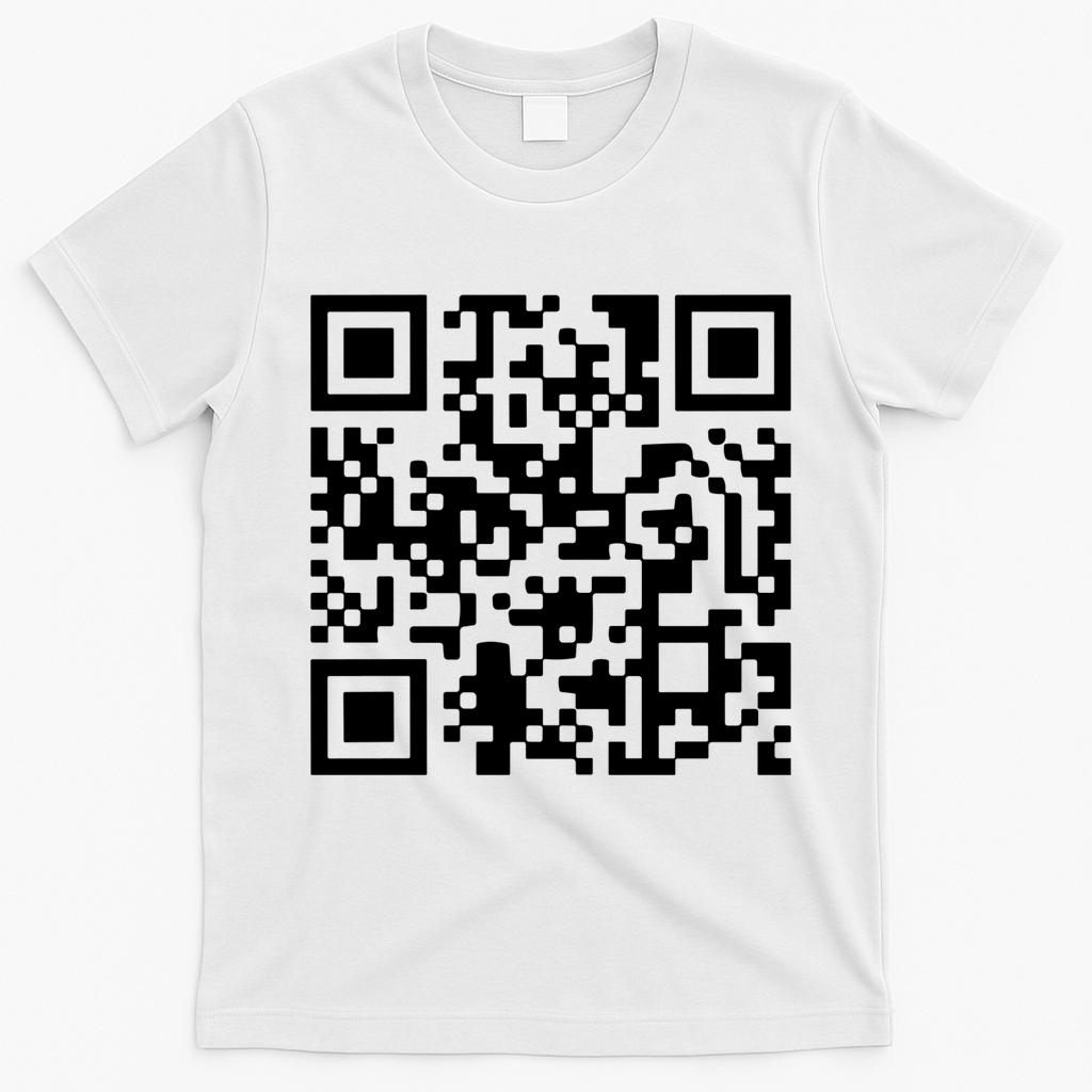 Trump Dancing Qr Code T-Shirt - White