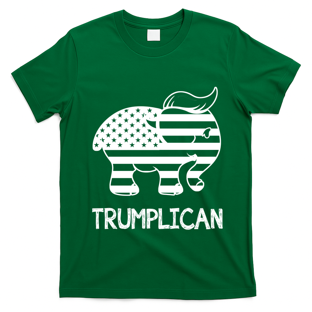 Trumplican Elephant T-Shirt - Irish Green