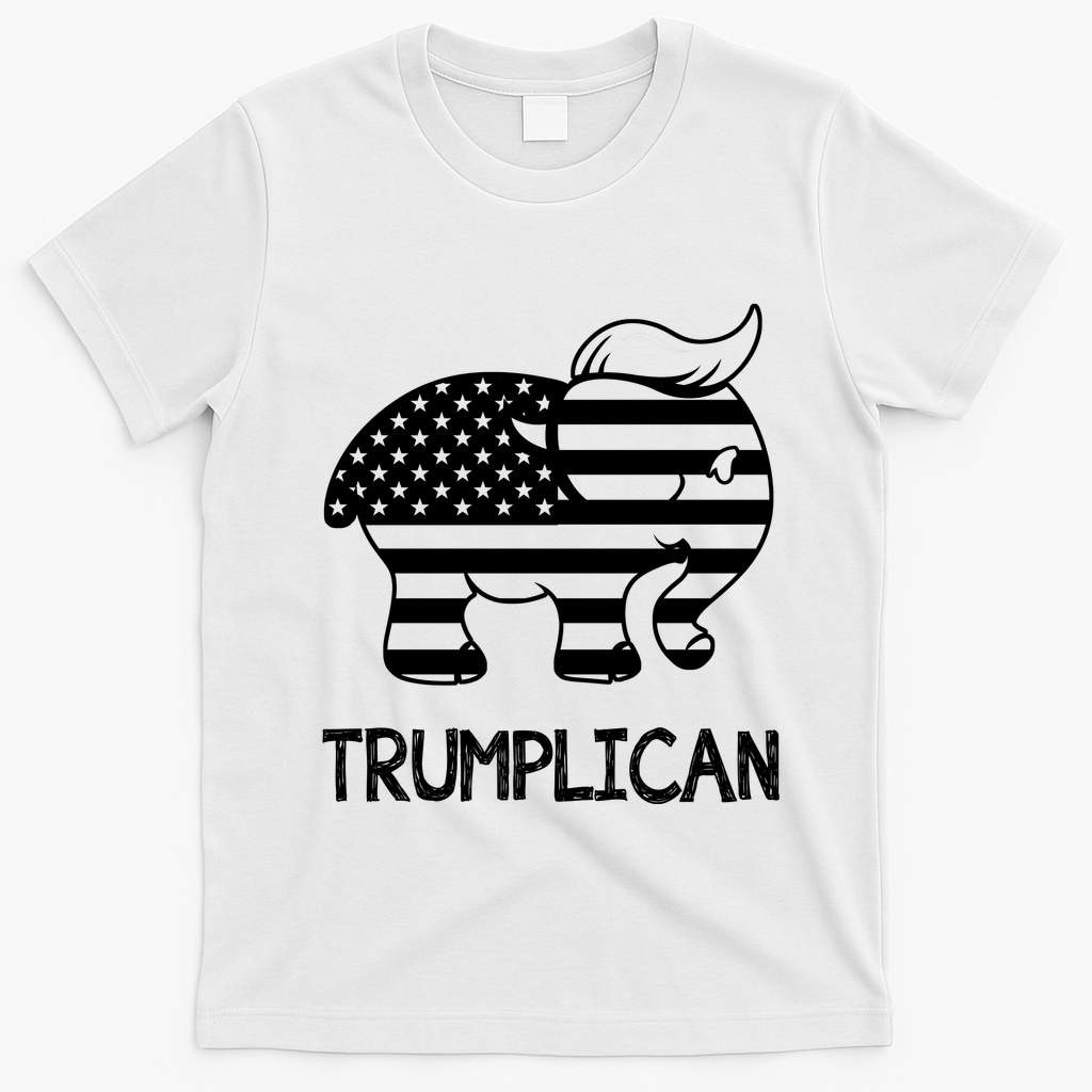 Trumplican Elephant T-Shirt - White
