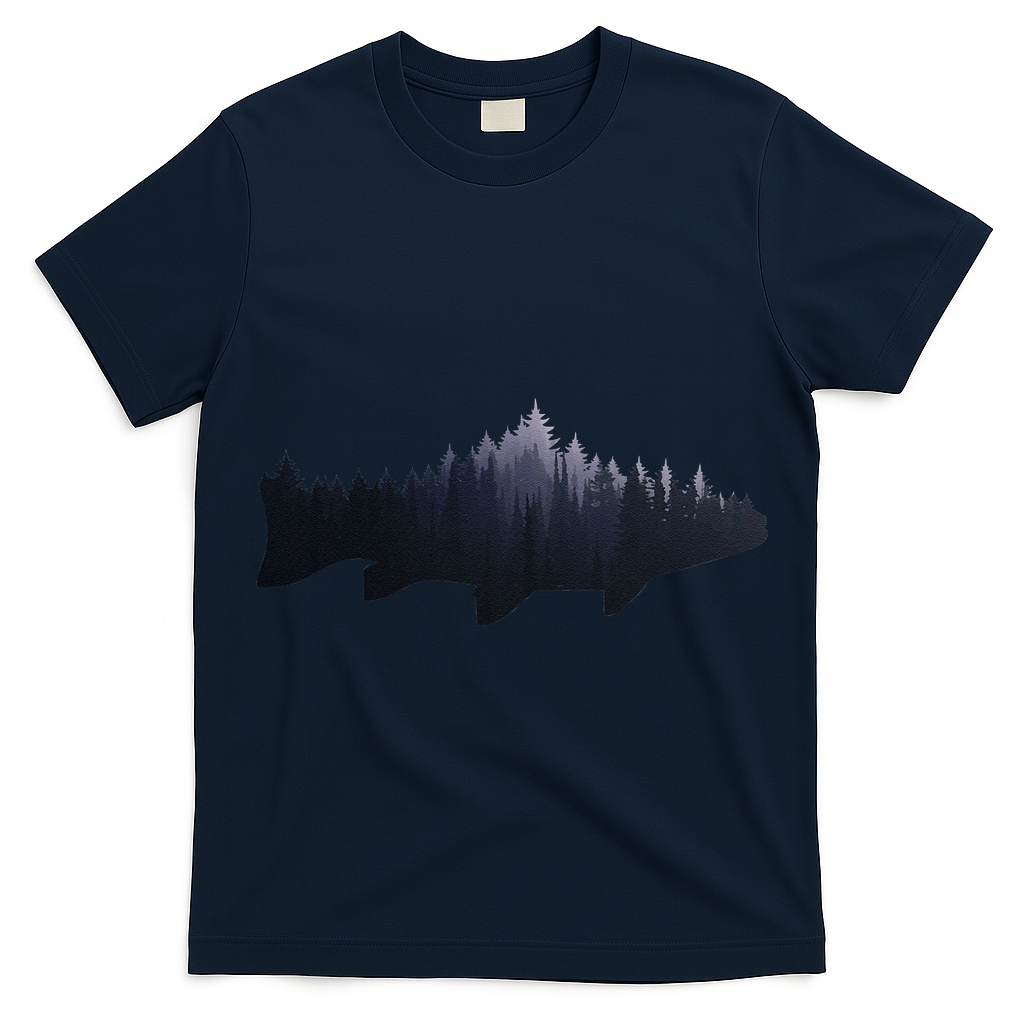 Trout Fly Fishing Nature Outdoor Fisherman Gift T-Shirt