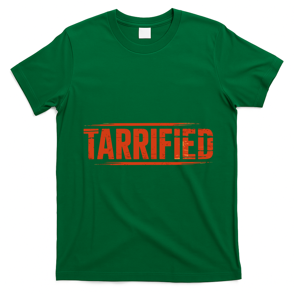 Tarrified Funny Political T-Shirt - Irish Green